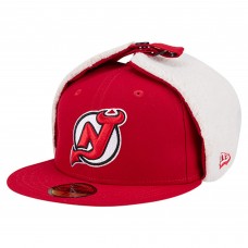 Бейсболка New Jersey Devils New Era Red Injection Dog Ear Classic