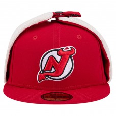 Бейсболка New Jersey Devils New Era Red Injection Dog Ear Classic