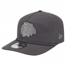 Бейсболка Chicago Blackhawks New Era Graphite Tonal Rope 19TWENTY Бейсболка Chicago Blackhawks New Era Graphite Tonal Rope 19TWENTY