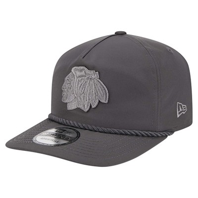 Бейсболка Chicago Blackhawks New Era Graphite Tonal Rope 19TWENTY