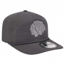 Бейсболка Chicago Blackhawks New Era Graphite Tonal Rope 19TWENTY Бейсболка Chicago Blackhawks New Era Graphite Tonal Rope 19TWENTY
