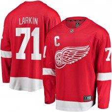Джерси Detroit Red Wings Dylan Larkin Fanatics Red 2023/24 Captain Breakaway