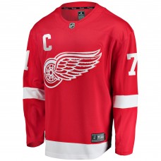 Джерси Detroit Red Wings Dylan Larkin Fanatics Red 2023/24 Captain Breakaway