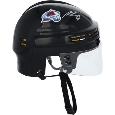 Martin Necas Colorado Avalanche Autographed Fanatics Authentic Black Mini Helmet