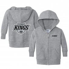 Малышам Los Angeles Kings Chad & Jake Heather Gray Logo Full-Zip Hoodie