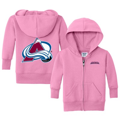 Толстовка на молнии Малышам Colorado Avalanche Chad & Jake Pink Logo