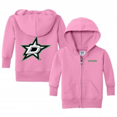 Малышам Dallas Stars Chad & Jake Pink Logo Full-Zip Hoodie