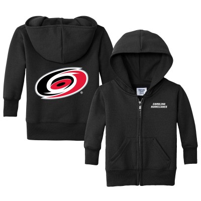 Малышам Carolina Hurricanes Chad & Jake Black Logo Full-Zip Hoodie