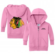 Толстовка на молнии Малышам Chicago Blackhawks Chad & Jake Pink Logo Толстовка на молнии Малышам Chicago Blackhawks Chad & Jake Pink Logo