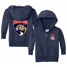 Малышам Florida Panthers Chad & Jake Navy Logo Full-Zip Hoodie Jacket