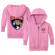 Малышам Florida Panthers Chad & Jake Pink Logo Full-Zip Hoodie Jacket