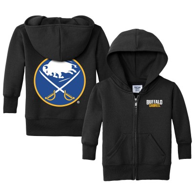 Малышам Buffalo Sabres Chad & Jake Black Logo Full-Zip Hoodie