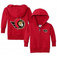 Малышам Ottawa Senators Chad & Jake Red Logo Full-Zip Hoodie Jacket