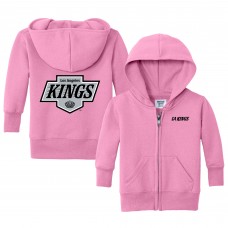 Малышам Los Angeles Kings Chad & Jake Pink Logo Full-Zip Hoodie