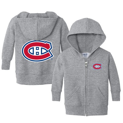 Толстовка на молнии Малышам Montreal Canadiens Chad & Jake Heather Gray Logo
