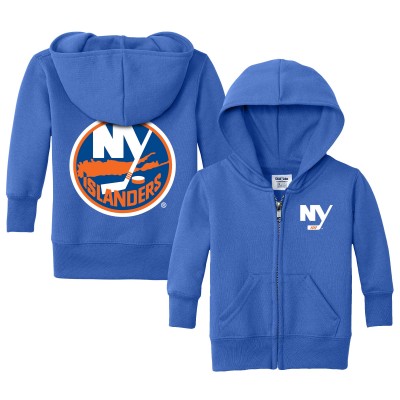 Малышам New York Islanders Chad & Jake Royal Logo Full-Zip Hoodie