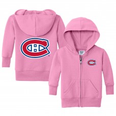 Толстовка на молнии Малышам Montreal Canadiens Chad & Jake Pink Logo Jacket