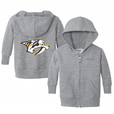 Малышам Nashville Predators Chad & Jake Heather Gray Logo Full-Zip Hoodie Jacket