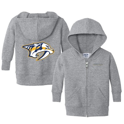 Малышам Nashville Predators Chad & Jake Heather Gray Logo Full-Zip Hoodie Jacket