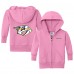 Малышам Nashville Predators Chad & Jake Pink Logo Full-Zip Hoodie Jacket