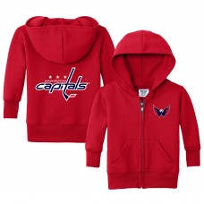 Малышам Washington Capitals Chad & Jake Red Logo Full-Zip Hoodie