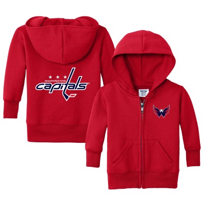 Малышам Washington Capitals Chad & Jake Red Logo Full-Zip Hoodie
