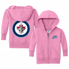 Толстовка на молнии Малышам Winnipeg Jets Chad & Jake Pink Logo Jacket