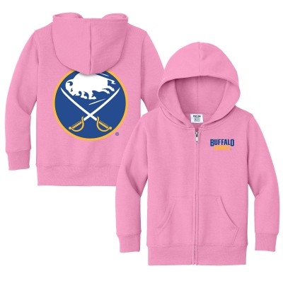 Toddler Buffalo Sabres Chad & Jake Pink Logo Full-Zip Hoodie Jacket