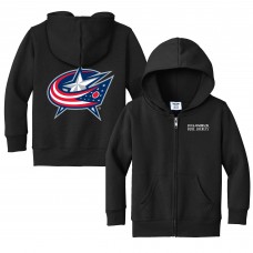 Toddler Columbus Blue Jackets Chad & Jake Black Logo Full-Zip Hoodie Jacket Toddler Columbus Blue Jackets Chad & Jake Black Logo Full-Zip Hoodie Jacket