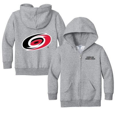 Toddler Carolina Hurricanes Chad & Jake Heather Gray Logo Full-Zip Hoodie Jacket