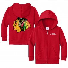 Толстовка на молнии Toddler Chicago Blackhawks Chad & Jake Red Logo Jacket Толстовка на молнии Toddler Chicago Blackhawks Chad & Jake Red Logo Jacket