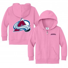 Толстовка на молнии Toddler Colorado Avalanche Chad & Jake Pink Logo Jacket