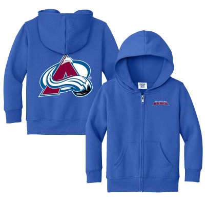 Толстовка на молнии Toddler Colorado Avalanche Chad & Jake Blue Logo Jacket