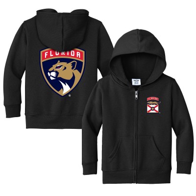 Toddler Florida Panthers Chad & Jake Black Logo Full-Zip Hoodie Jacket