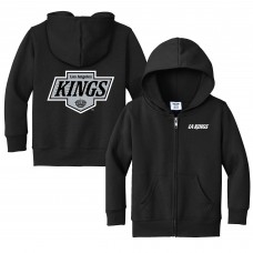 Toddler Los Angeles Kings Chad & Jake Black Logo Full-Zip Hoodie Jacket