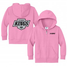 Toddler Los Angeles Kings Chad & Jake Pink Logo Full-Zip Hoodie Jacket
