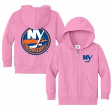 Toddler New York Islanders Chad & Jake Pink Logo Full-Zip Hoodie Jacket