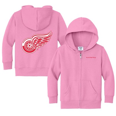 Toddler Detroit Red Wings Chad & Jake Pink Logo Full-Zip Hoodie Jacket