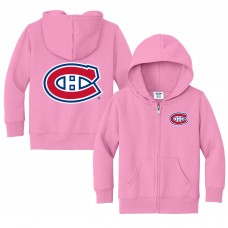 Толстовка на молнии Toddler Montreal Canadiens Chad & Jake Pink Logo Jacket