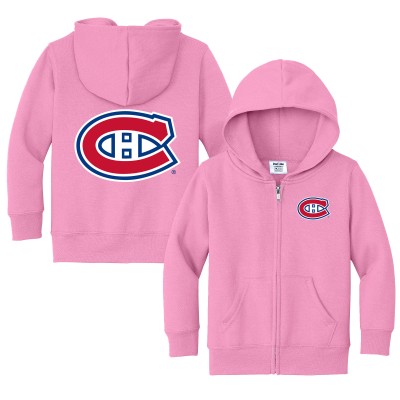 Толстовка на молнии Toddler Montreal Canadiens Chad & Jake Pink Logo Jacket