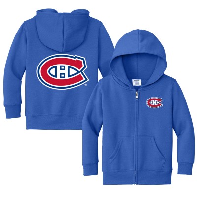 Толстовка на молнии Toddler Montreal Canadiens Chad & Jake Blue Logo Jacket