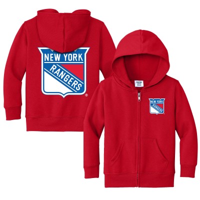 Толстовка на молнии Toddler New York Rangers Chad & Jake Red Logo Jacket