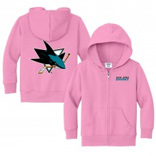 Toddler San Jose Sharks Chad & Jake Pink Logo Full-Zip Hoodie Jacket Toddler San Jose Sharks Chad & Jake Pink Logo Full-Zip Hoodie Jacket