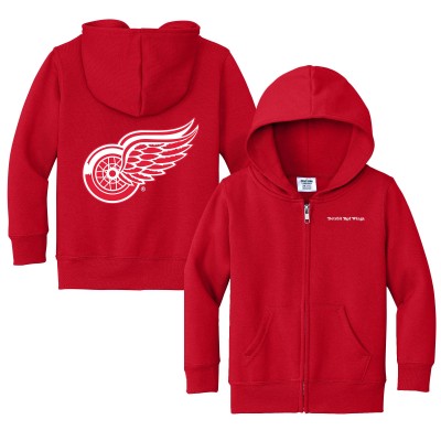 Toddler Detroit Red Wings Chad & Jake Red Logo Full-Zip Hoodie Jacket