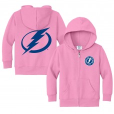 Толстовка на молнии Toddler Tampa Bay Lightning Chad & Jake Pink Logo Jacket