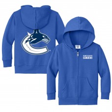 Toddler Vancouver Canucks Chad & Jake Blue Logo Full-Zip Hoodie Jacket