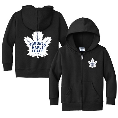 Toddler Toronto Maple Leafs Chad & Jake Black Logo Full-Zip Hoodie Jacket