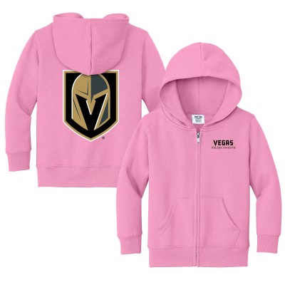 Толстовка на молнии Toddler Vegas Golden Knights Chad & Jake Pink Logo Jacket