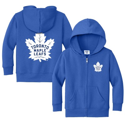 Toddler Toronto Maple Leafs Chad & Jake Blue Logo Full-Zip Hoodie Jacket