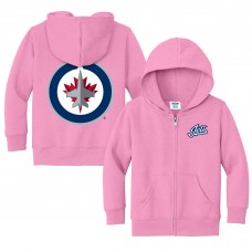 Толстовка на молнии Toddler Winnipeg Jets Chad & Jake Pink Logo Jacket